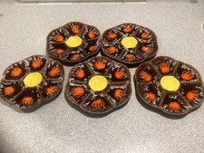 5 French 1960's Seafood Oyster