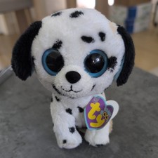 Ty Beanie Boo 2012 Fetch Dalmatian Dog Puppy *6” NEEDS A BATH 