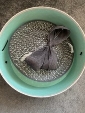 Jasper Conran Wedding Hatinator  Grey /white Cream Once With Box