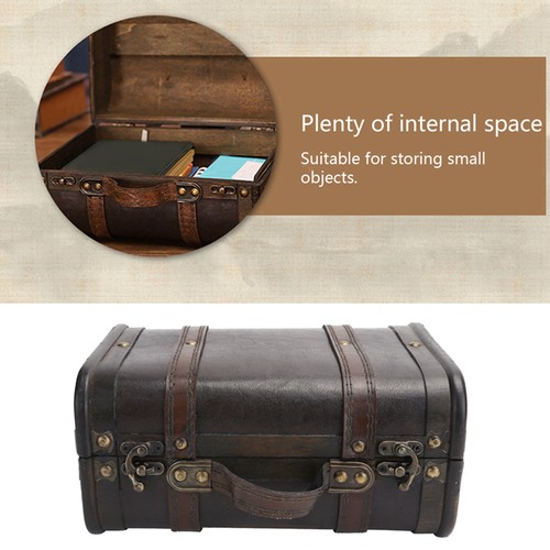 Retro suitcase wooden storage - retro,