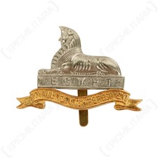 British Royal Lincolnshire Regiment Cap Badge - Reenactment Military Army Egypt