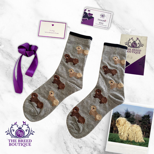 Hungarian puli socks - hungarian, unisex