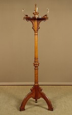 Antique Walnut Hat & Coat Stand c.1890