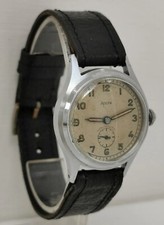 Vtg 1940s Glycine ESMA WW2 Era Eugene Meylan Bumper Automatic 31mm Gents Watch 