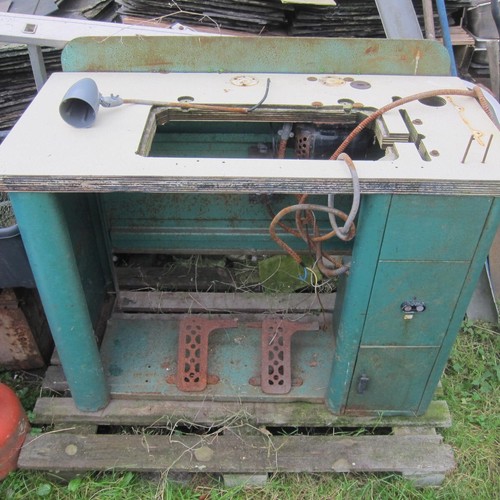 Singer sewing machine cabinet - machine,
