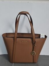 MICHAEL KORS PRATT TAN/ CAMEL LARGE TOTE BAG NEW