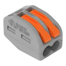 50 x WAGO 222-412 2 Pole Lever Cable Connectors Junction Box Electrical Reusable