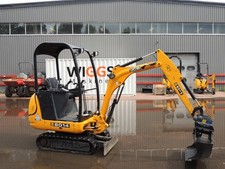 JCB 8014  8016  8018 MINI DIGGER DECAL STICKERS SET WITH SAFTY WARNING