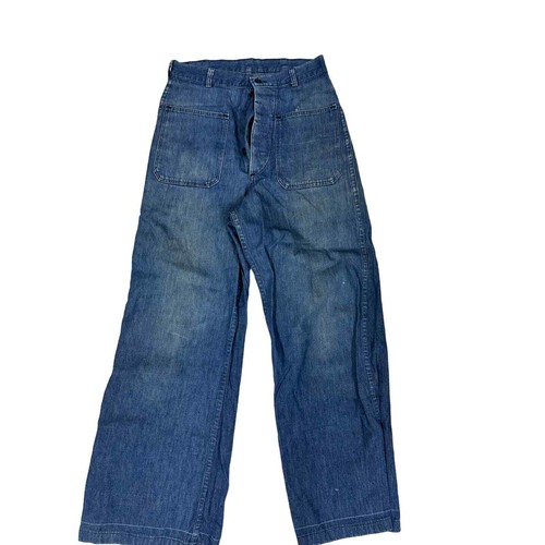 Navy ww2 denim dungaree - navy,