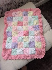 Hand Knitted Baby Blanket in
