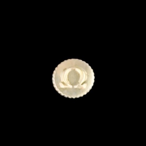 Omega yellow gold watch crown - yellow,