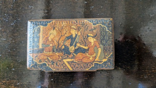 Qajar box persian hand - persian,
