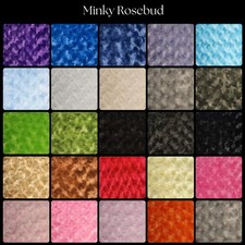 Rosebud minky fabric the - fabric,