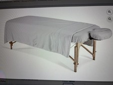 Earthlite white massage table and face cradle covers new without packaging