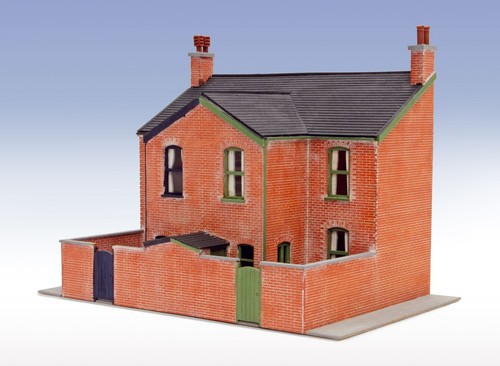 Victorian low relief house - relief,