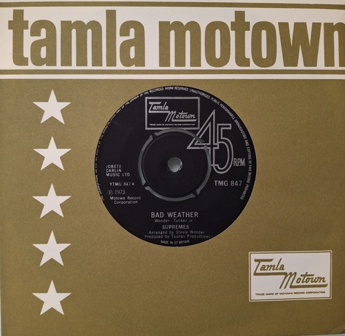Supremes bad weather - supremes, 7"