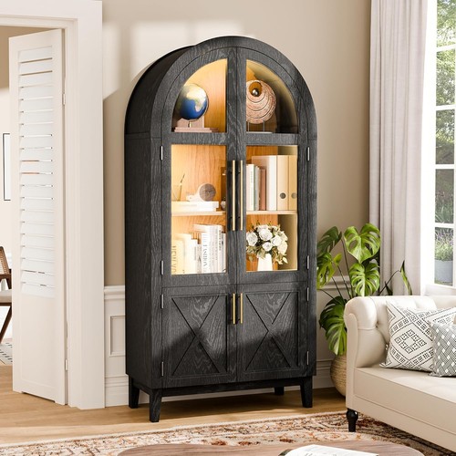 Arched storage cabinet with - arched,