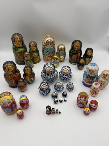 Vintage russian nesting dolls - russian,