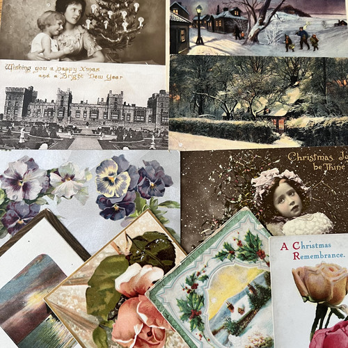 Vintage antique christmas - vintage,