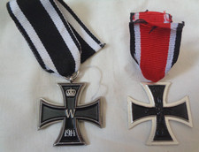 2 x WWI/WWII German Iron Cross