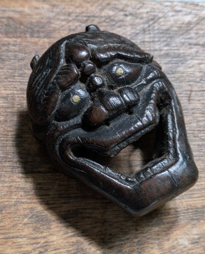 Antique netsuke oni - oni, demon