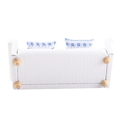 White miniature dollhouse - 1/12,