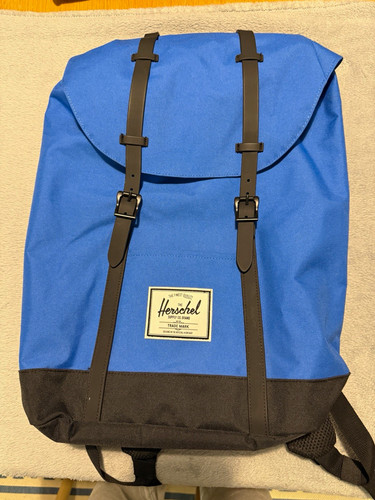 Herschel blue black daypack - herschel, blue/black