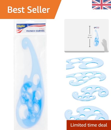 Blue tint french curves - blue,