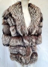 Teal Silver Fox Fur Lady's