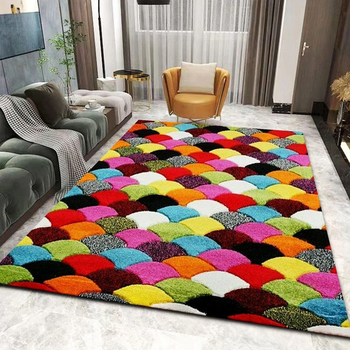 Large area multi color rugs - area,