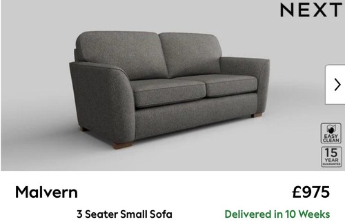 Next malvern medium sofa brand - medium,