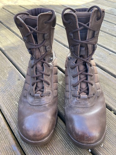 British army bates brown boots - bates,