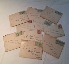 Handwritten Letters 1906 My Dear William 10 X Vintage Antique Ephemera  RefA6