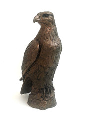 FRITH SCULPTURE COLD CAST BRONZE GOLDEN EAGLE STATUETTE HD093 30cm 3.17kg