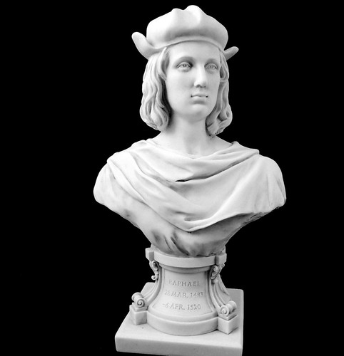 Raphael marble bust - raphael,