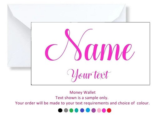 Personalised money gift - personalised, money/gift
