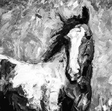 ORIGINAL HORSE PAINTING -  Pet