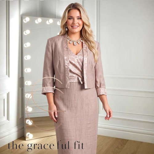 Roman size gold dress and - roman,