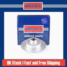 2x Brake Discs Solid For VW
