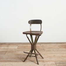 Antique Vintage Industrial Factory Evertaut Chair