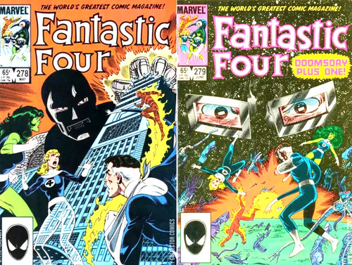 Fantastic four 278 279 - #278,