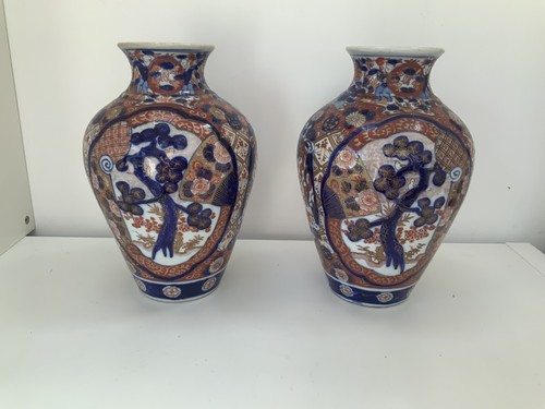Antique pair japanese imari - antique,