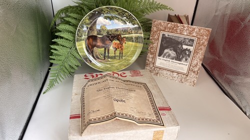 Horse plate the english - horse,