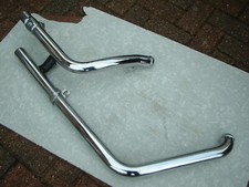 HARLEY DAVIDSON SOFTAIL FLSTN DELUXE, FLSTSB CROSSBONES EXHAUST HEADERS,DOWNPIPE