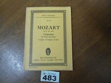 No.767 MOZART Flute & Harp Concerto in C Major KV.299 - Edition EULENBURG Score