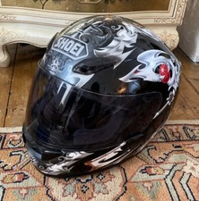 Shoei XR1000 XR-1000 Motorcycle Helmet Cherub Sword Skull Size L See Desc TC