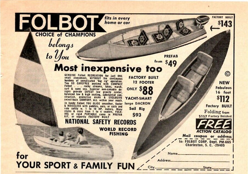 1965 print folbot corp - 1965,
