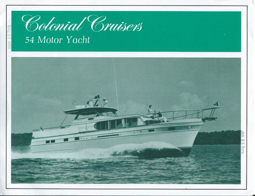 Boat data sheet colonial - data,