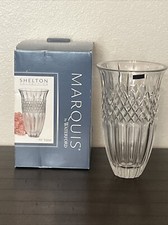 Marquis by Waterford SHELTON 10" Bouquet Crystal Vase