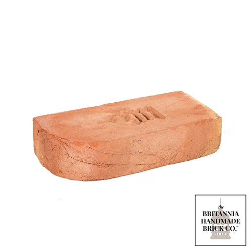 Single bullnose brick - single, red